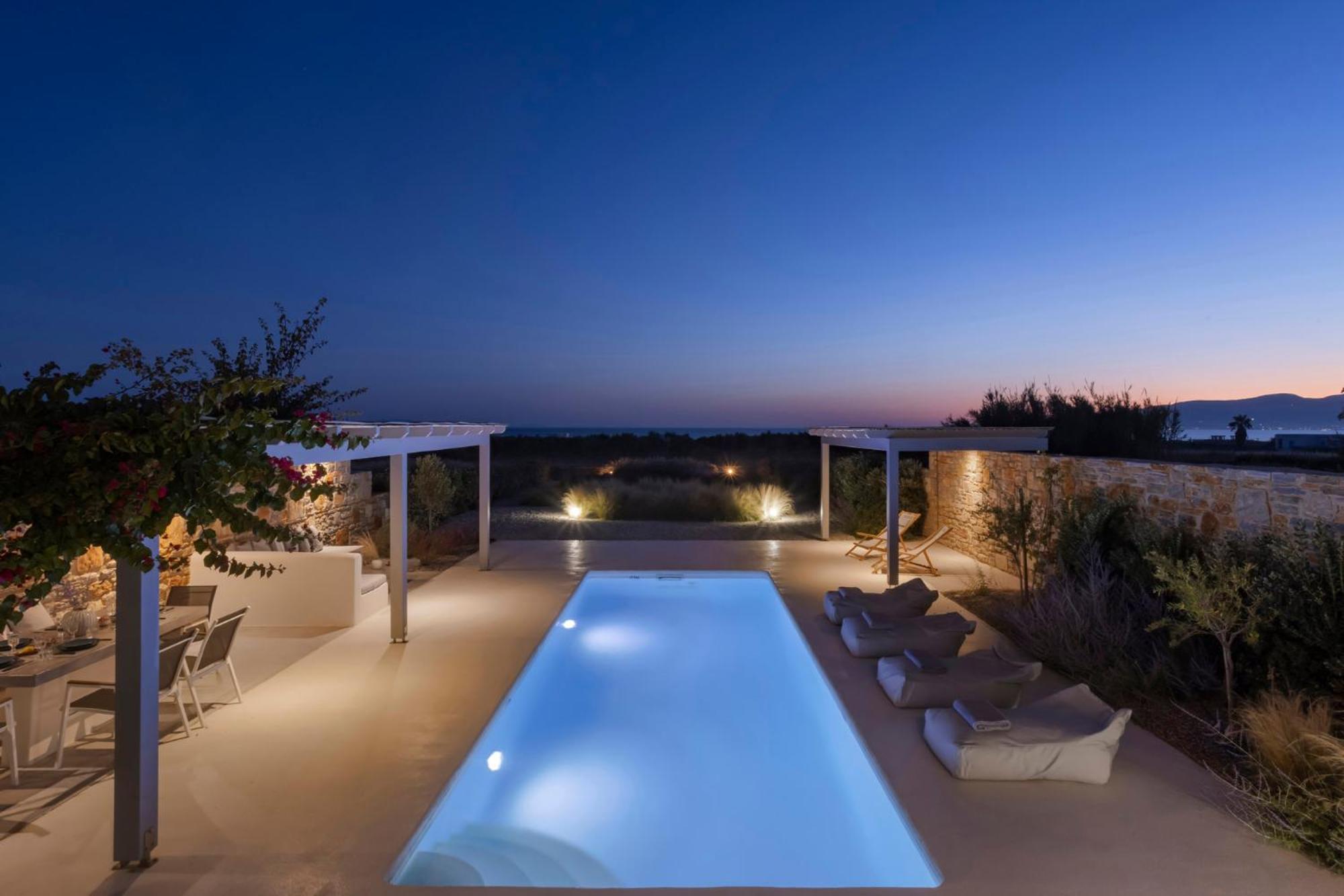 Villa Dione, Private Pool & Seaview By Naxos Dunes Kastraki  ภายนอก รูปภาพ